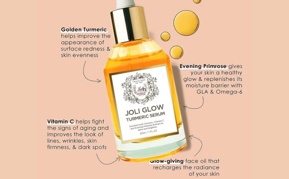 Joli Visage Skin & Care Radiant Iluminating Turmeric Facial Oil - 30ml