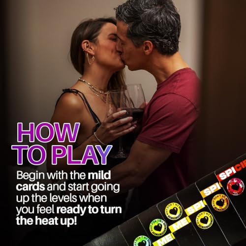 Spice IT UP by Why Don’t We. Spicy Couples Games for Adults with 150 Cards with Conversations, Spicy Dares & More - Best Date Night Games for Couples - Romantic Adult Couple Games