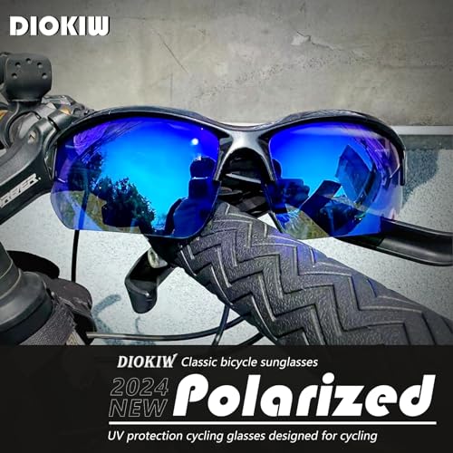 Sports Polarized Sunglasses for Men Cycling Running Fishing UV Protection Sun Glasses Lightweight Half Frame Goggles