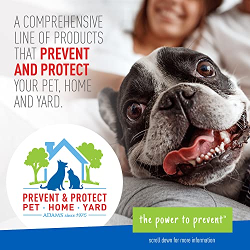 Adams Flea & Tick Collar for Dogs & Puppies | 2 Pack | 12 Month Protection | Adjustable One Size | Kills Fleas, Ticks & Repels Mosquitoes | Excluding California