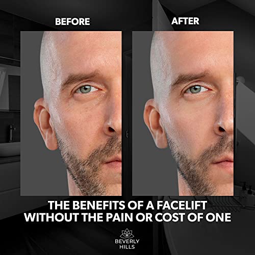 Beverly Hills Mens Instant Facelift and Eye Serum Treatment for Dark Circles, Puffy Eyes, and Wrinkles