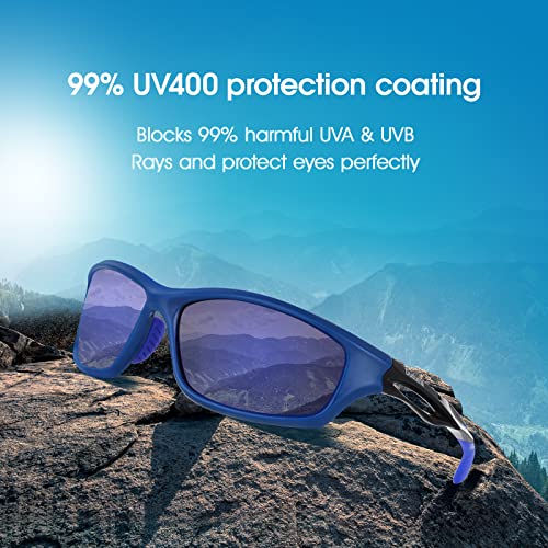 Duduma Polarized Sports Sunglasses for Men Women Running Cycling Fishing Golf Driving Shades Sun Glasses Tr90