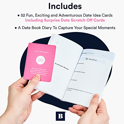 BestSelf It's A Date - 52 Memorable Date Ideas for Couples - A Fun Date Night Card Game to Add to Your Couples Games Collection.