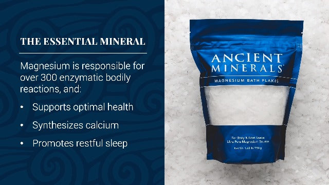 Ancient Minerals Magnesium Bath Flakes - Bathing Alternative to Epsom Salt - Soak in Natural Salts - High-Absorption Efficiency for Relaxation, Wellness & Muscle Relief - 8 lbs