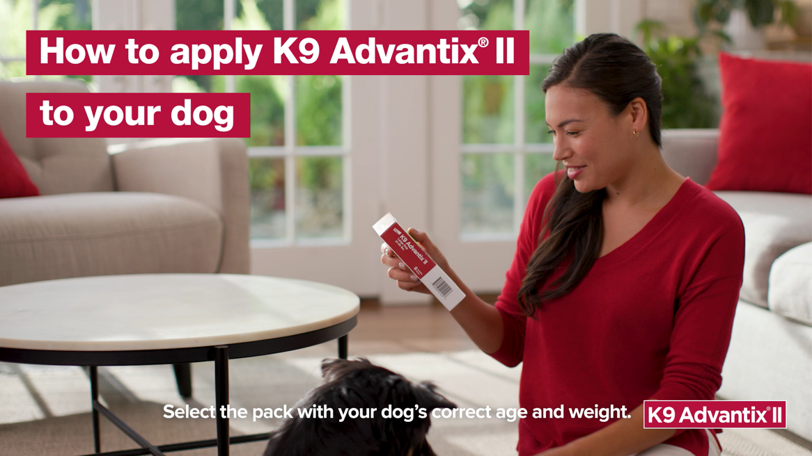 K9 Advantix II Medium Dog Vet-Recommended Flea, Tick & Mosquito Treatment & Prevention | Dogs 11-20 lbs. | 2-Mo Supply