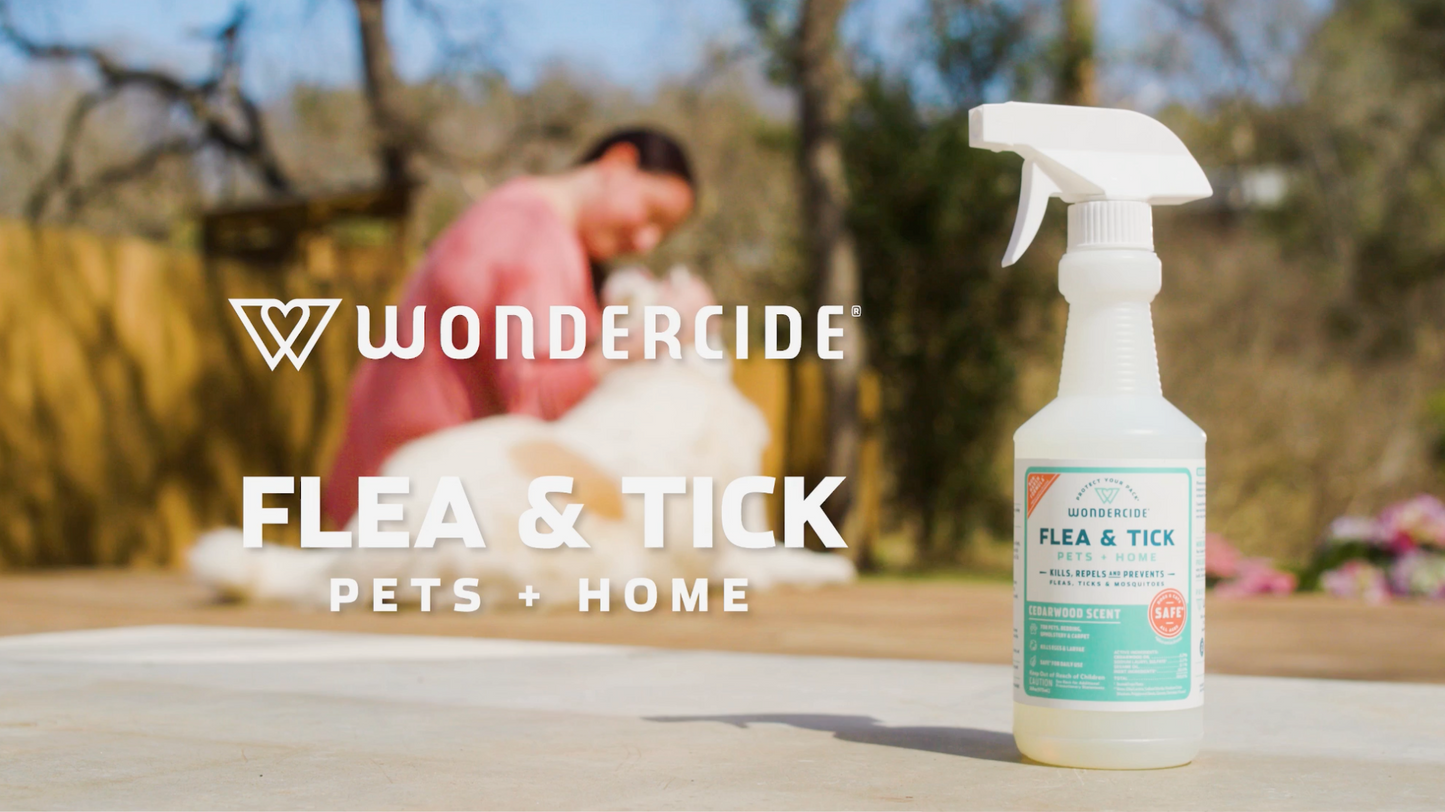 Wondercide Natural Flea, Tick & Mosquito Spray for Pets & Home with Essential Oils - 16 oz